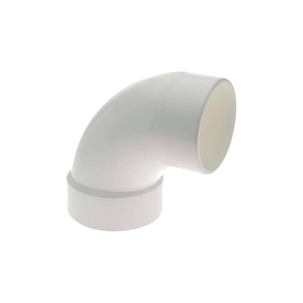 VPC 4 in. PVC DWV 90-Degree Street Elbow Fitting