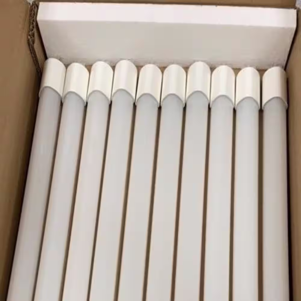toggled 16-Watt 48 in. Linear T8 or T12 LED Tube Light Bulb, Daylight Deluxe 6500K (30-Pack)