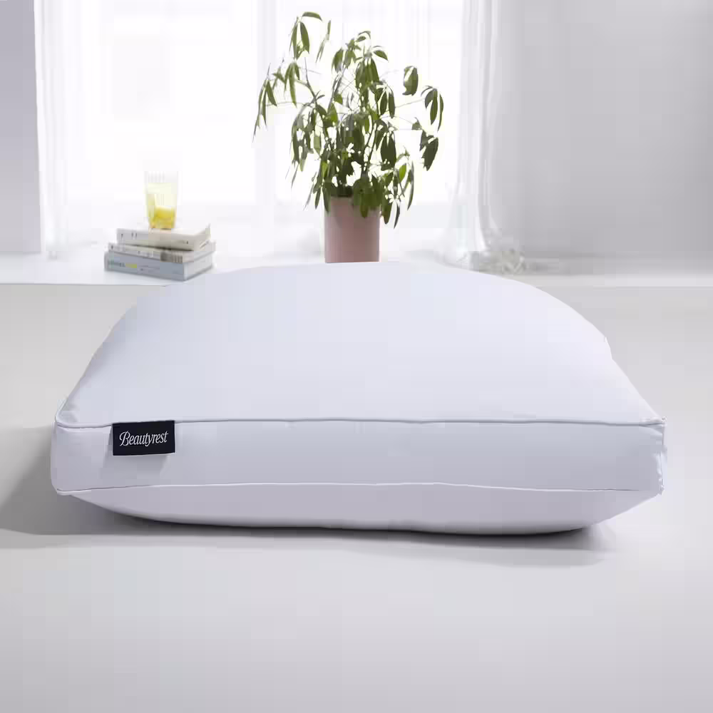 Beautyrest Tencel Cotton Blend 90 Feather 10-Down Fiber Firm King Pillow 2-Pack