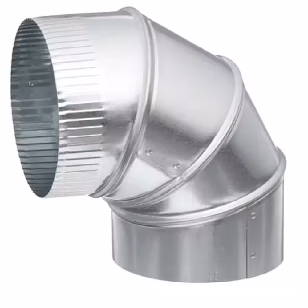 Master Flow 4 in. 26-Gauge 90-Degree Adjustable Elbow