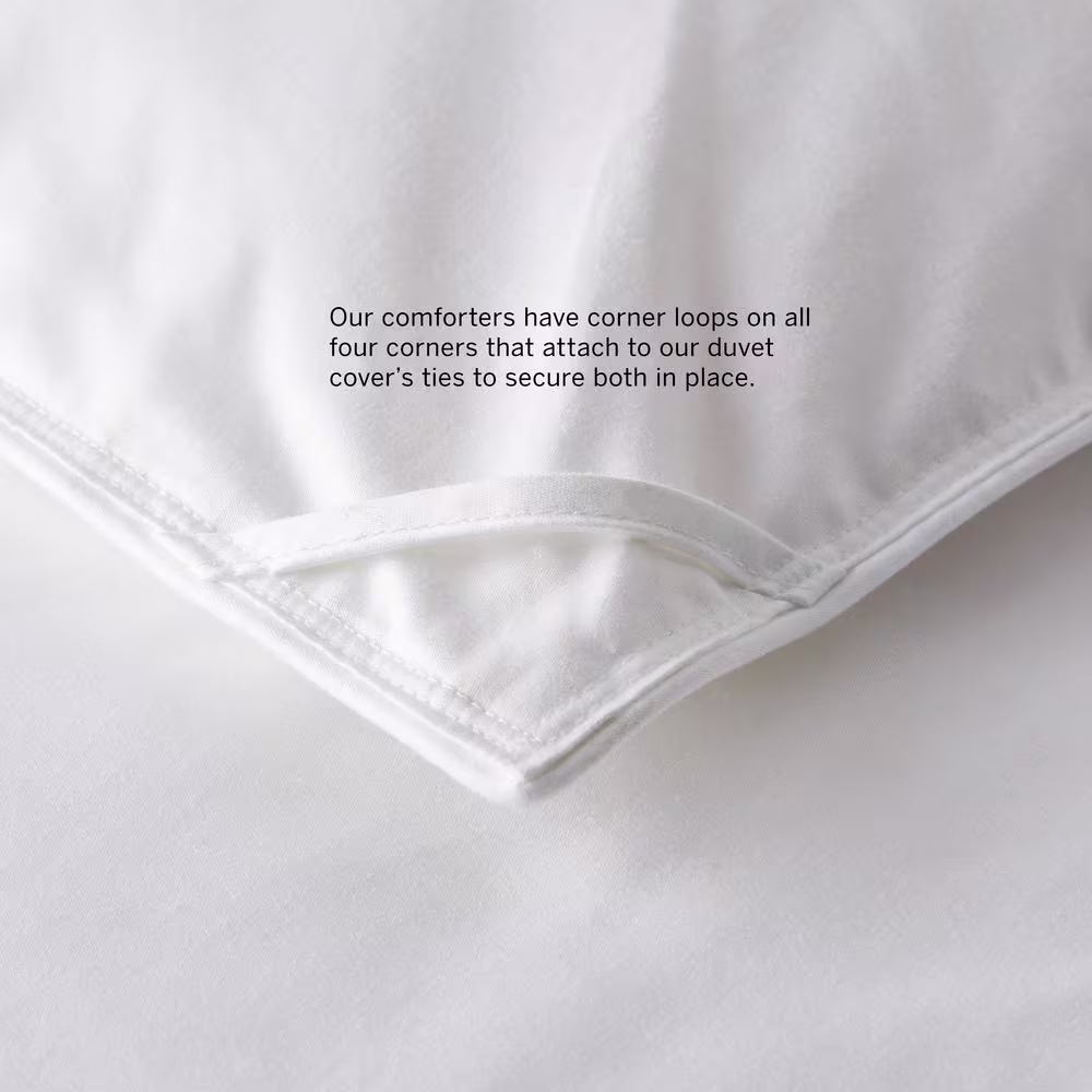 The Company Store Legends Hotel LoftAIRE Ultra Alberta Medium Warmth White Queen Alternative Down Comforter