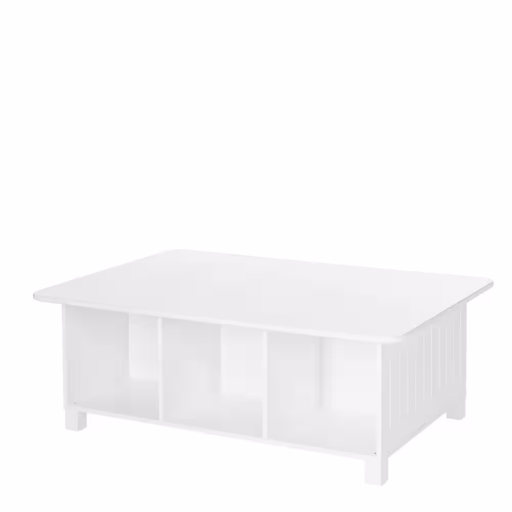 RiverRidge Home Kids White 6-Cubby Storage Activity Table
