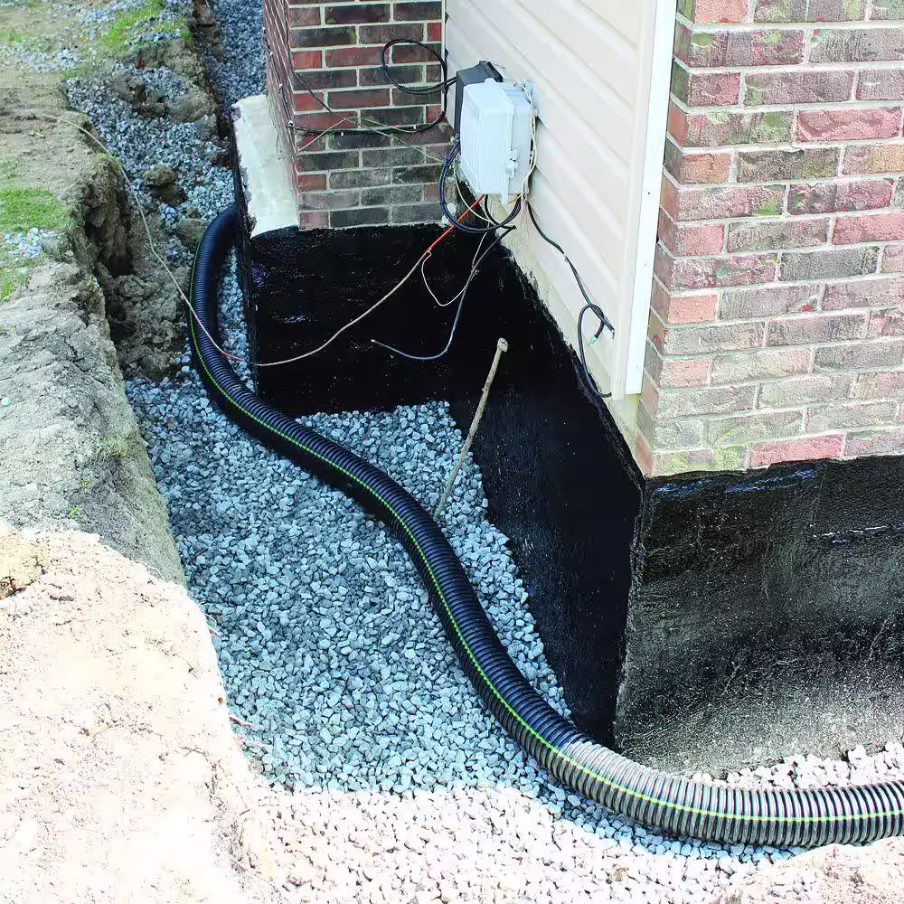 Advanced Drainage Systems 4 in. x 10 ft. Singlewall Leach Bed Drain Pipe