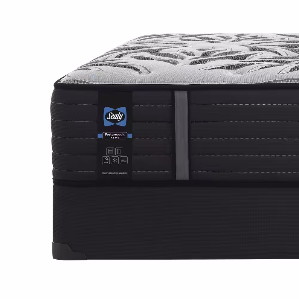 Sealy Posturepedic Plus Testimony II Tight Top Medium 13 in. Memory Foam Mattress and Foundation Set