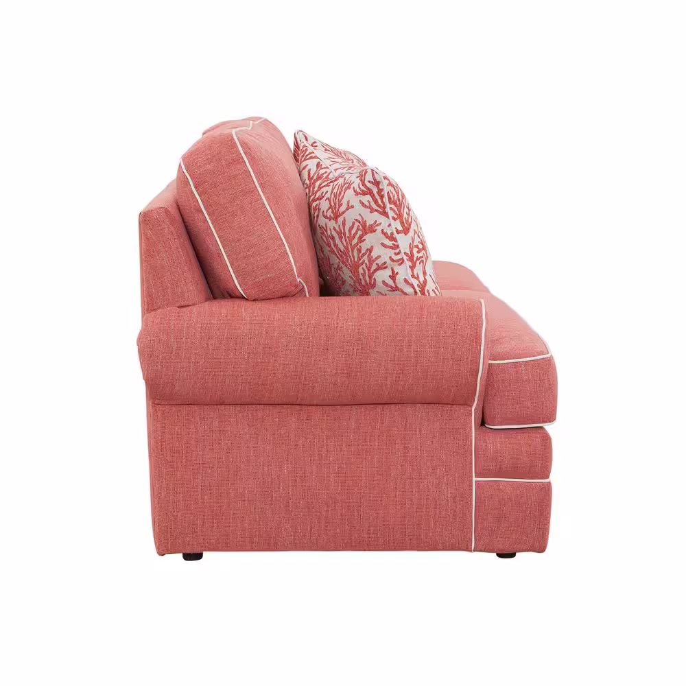 American Furniture Classics Coral Springs Coral Fabric Upholstered Chair