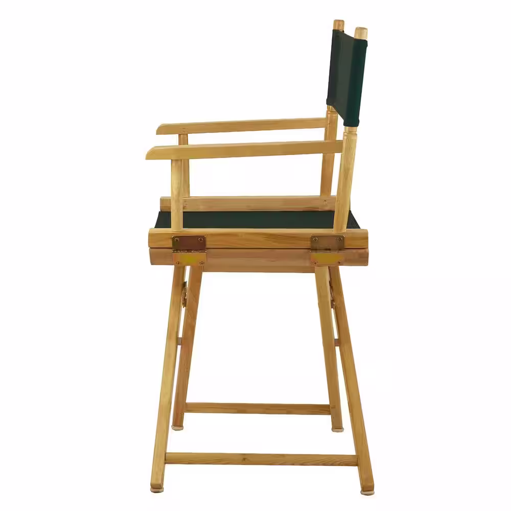 Casual Home 18 in. Director's Chair Natural Solid Wood Frame