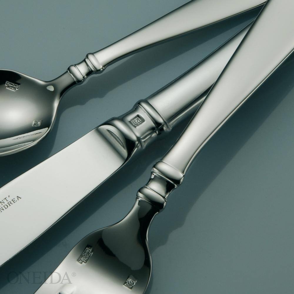 Oneida Corelli 18/10 Stainless Steel Teaspoons, U.S. Size (Set of 12)