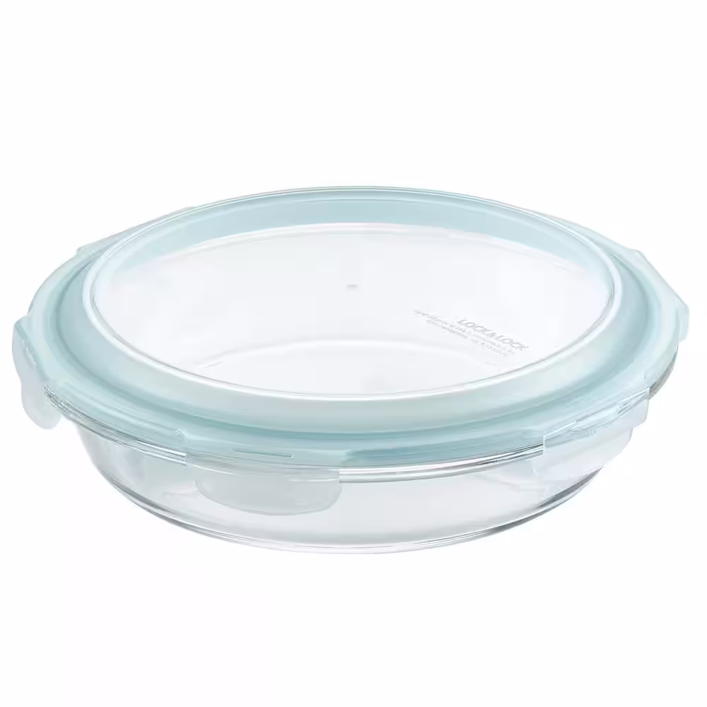 None Performance Glass 9.5 in. Pie Dish with Lid