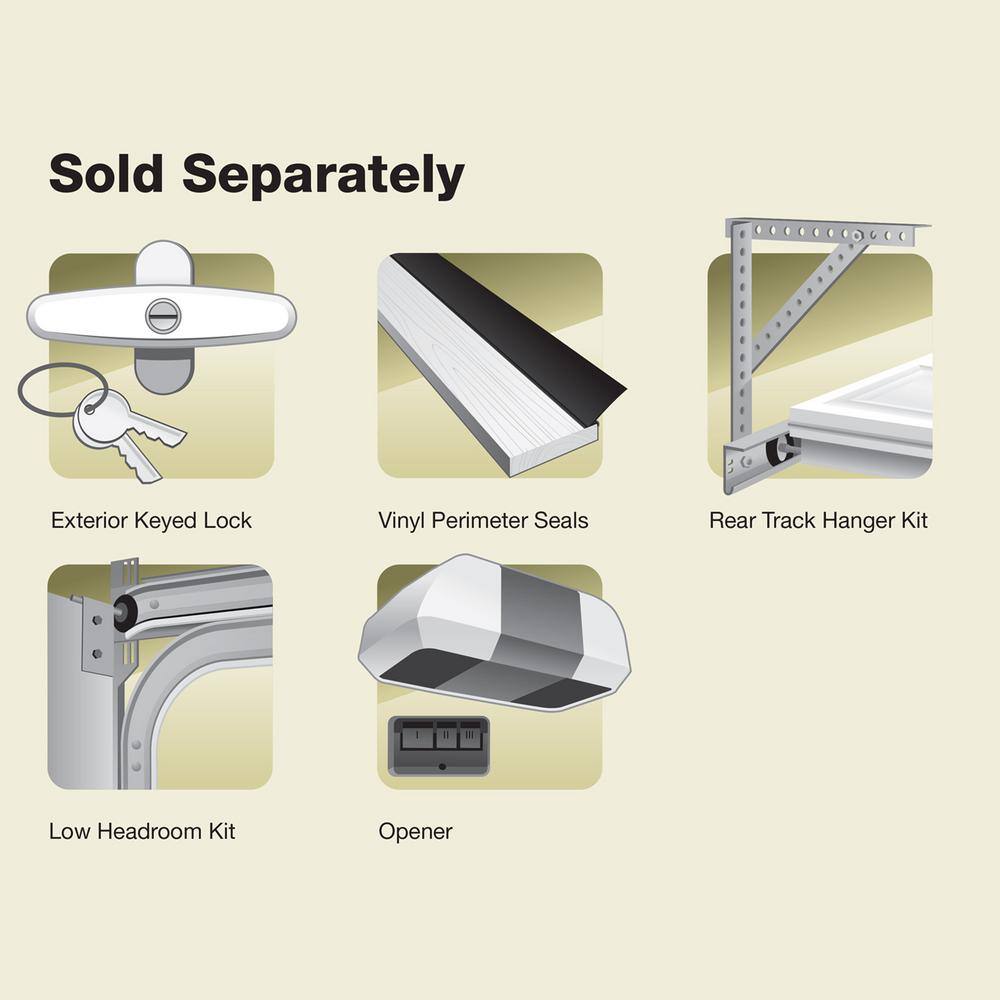 Clopay Gallery Steel 9 ft. x 7 ft. 6.5 R-Value Insulated Slate Finish Garage Door with Windows
