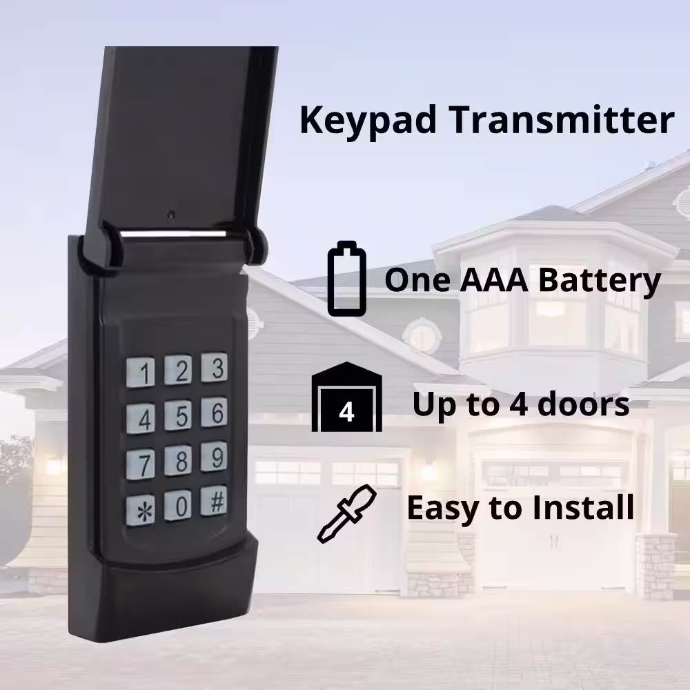 SkyLink Atoms Heavy Duty Anti-Breakin Chain Drive Ultra-Quiet Garage Door Opener Model ATR-1722 with Built-In Bright LED Light