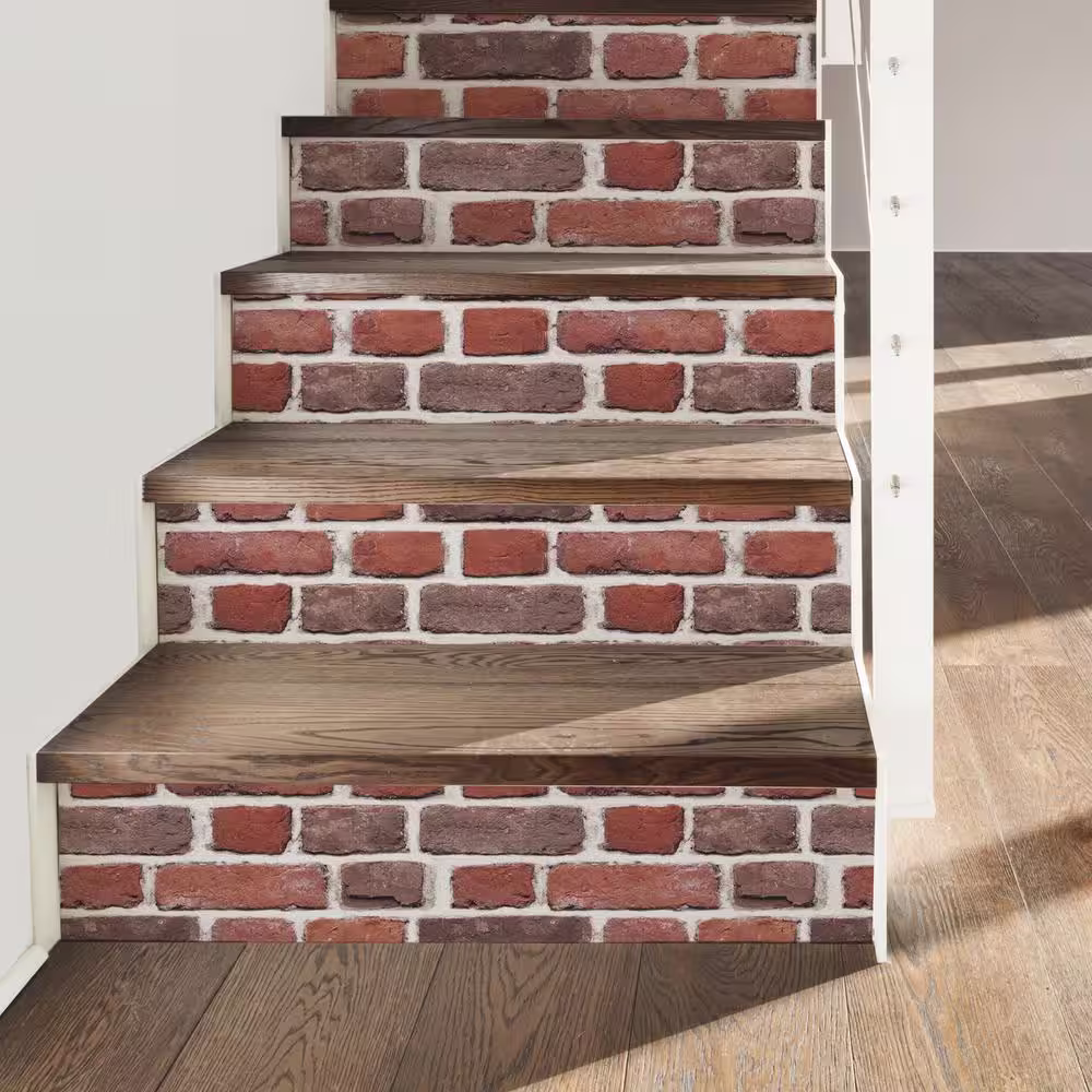 RoomMates Red Brick Giant Wall Decals