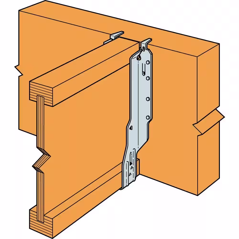 Simpson Strong-Tie IUS Galvanized Face-Mount Joist Hanger for 1-3/4 in. x 16 in. Engineered Wood