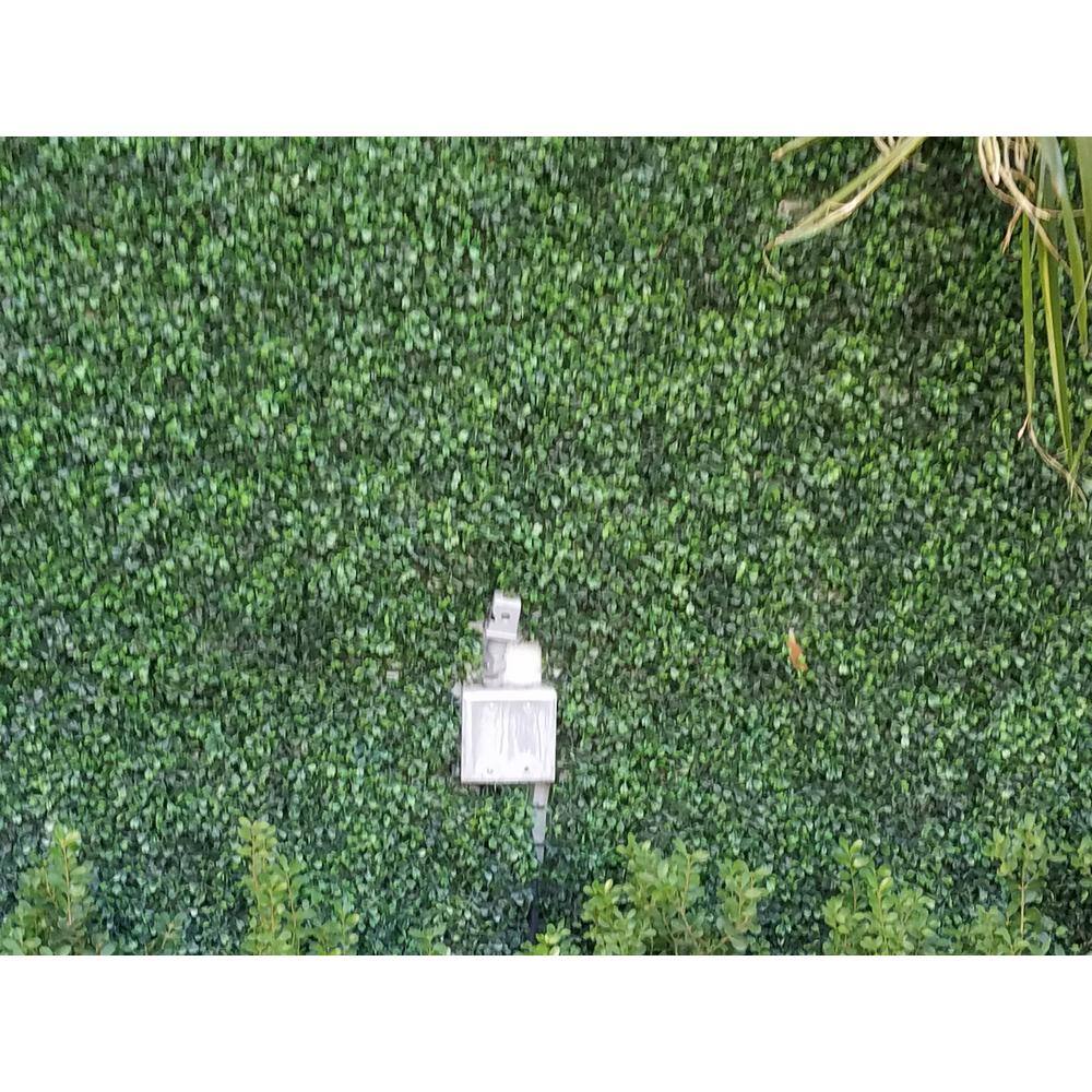 Ejoy 71 in. x 63 in. Artificial Light Green Boxwood Roll Panels UV Protected for Outdoor Use