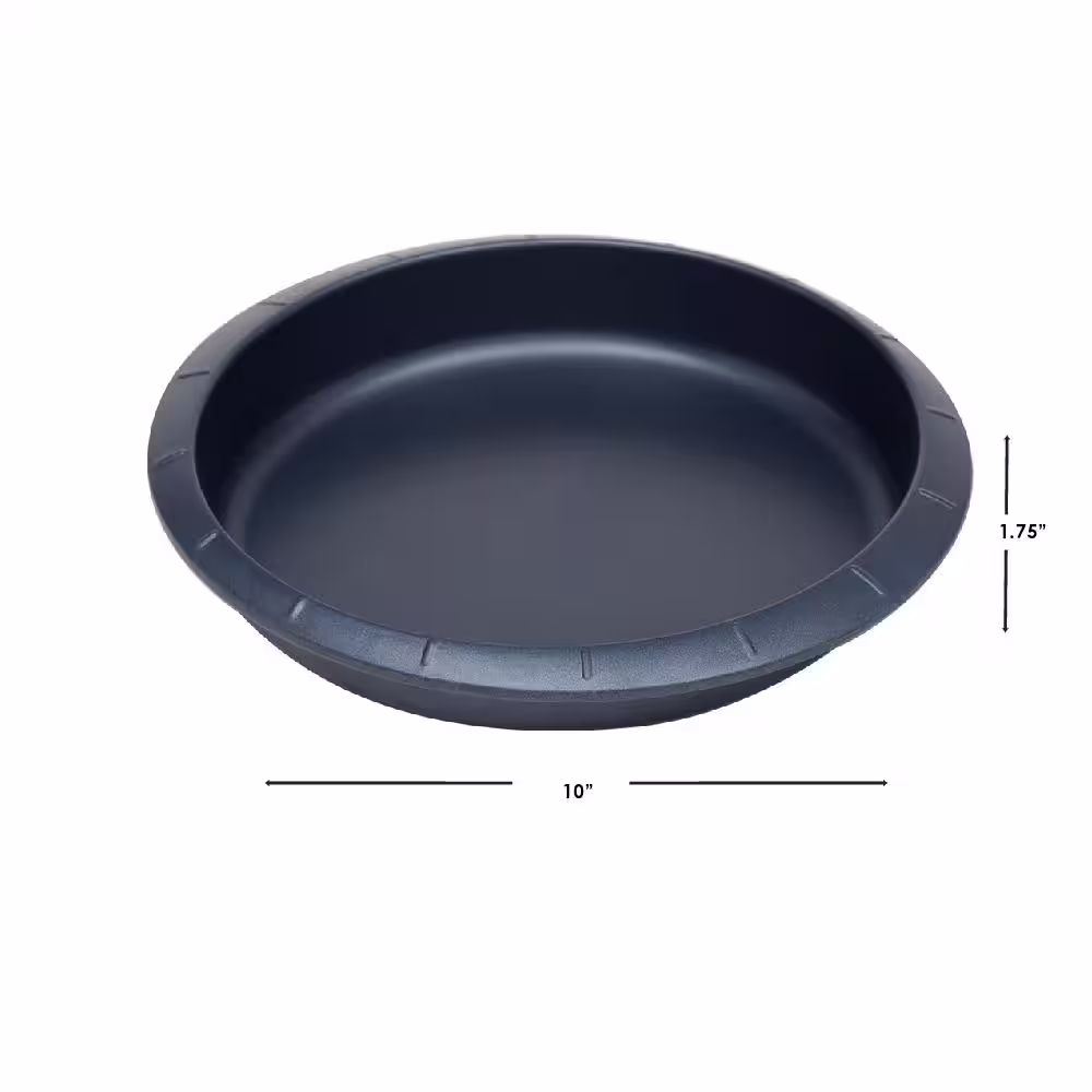 None Textured Indigo Non-Stick Round Carbon Steel Pan