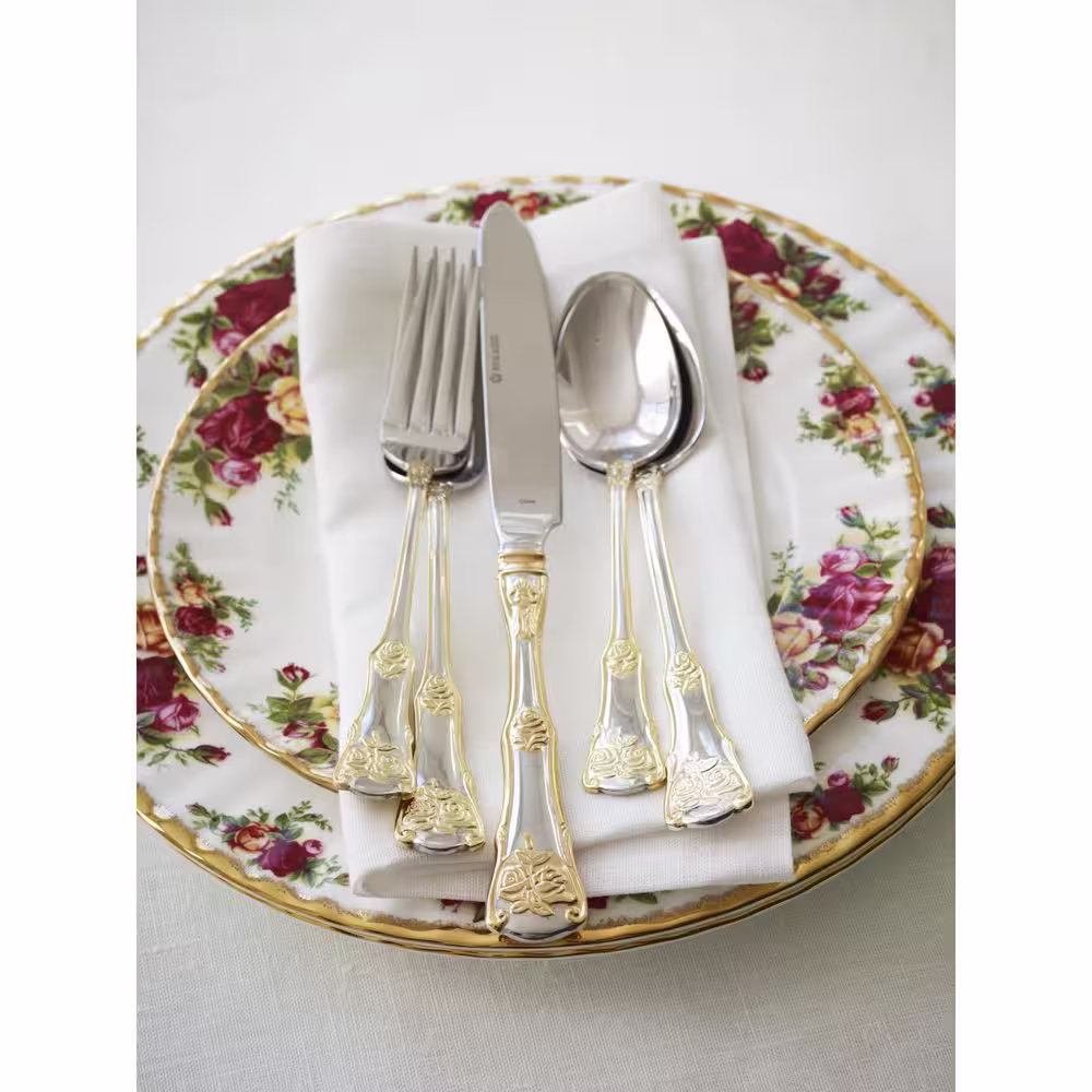 ROYAL ALBERT Old Country Roses 20-Piece Flatware Set