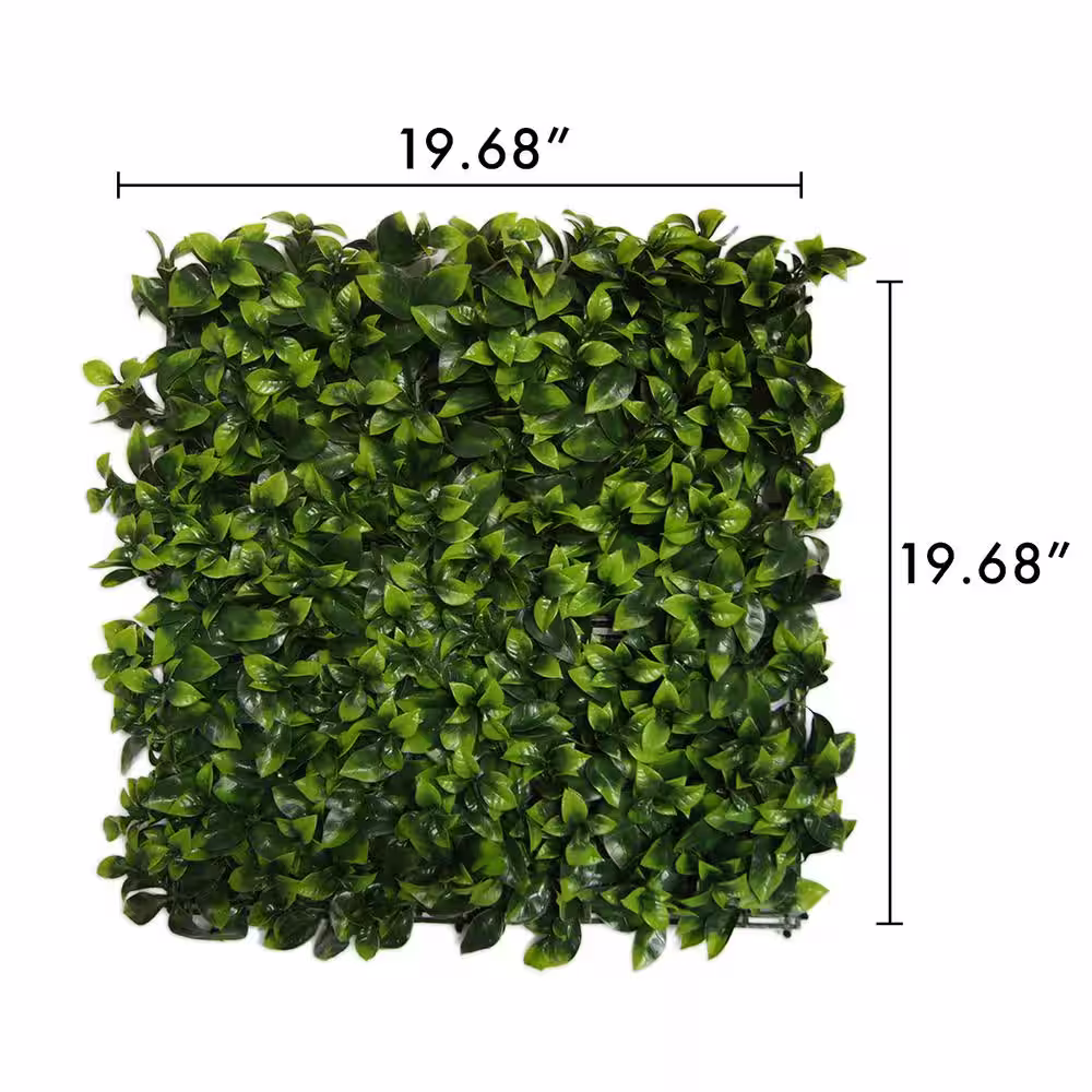 Green Smart Dekor 19.68 in. x 19.68 in. Artificial Cancun Wall Panel (Set of 4)