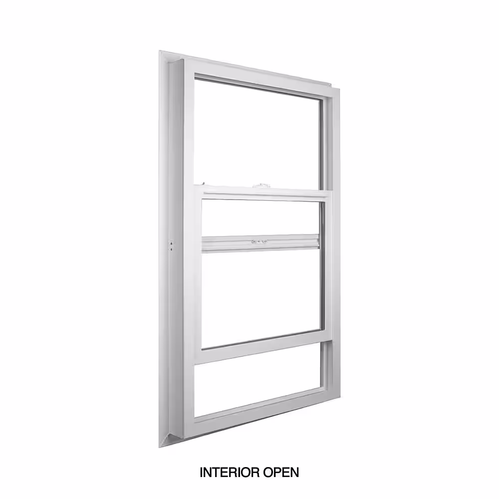 Ply Gem 35.5 in. x 59.5 in. Select Series Vinyl Single Hung Bronze Window with HP2+ Glass