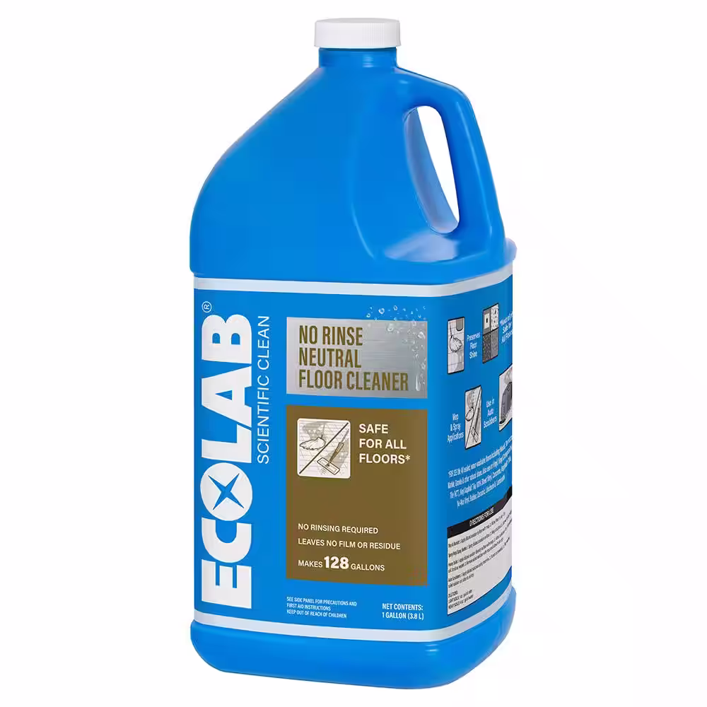 ECOLAB 1 Gal. No Rinse Neutral Floor Concentrate Cleaner